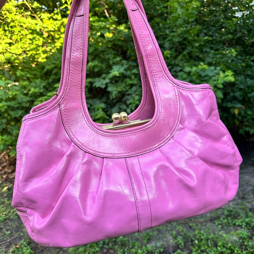 Coach Pink Shoulder Bag - Picture 3 of 15